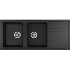 Teka STONE 80 B-TG 2C 1E BLACK CARBON Νεροχύτης Teka STONE 80 B-TG 2C 1E BLACK CARBON Νεροχύτης